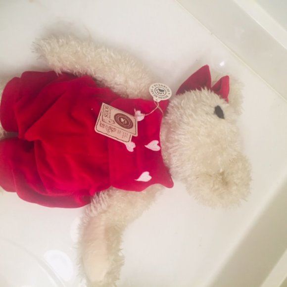 Retired Oversized Boyds Bear Red Hearts Valentines - Picture 8 of 9